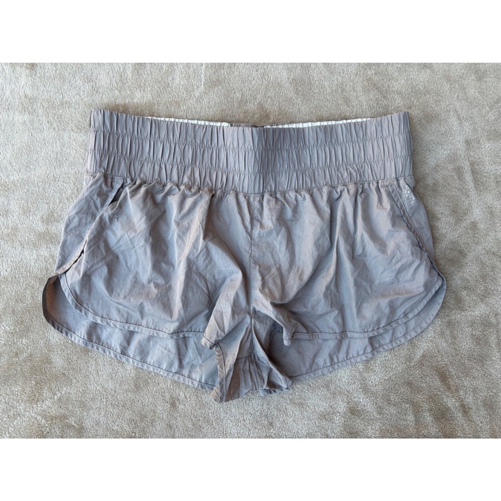 FP Movement x HATCH The Way Home Shorts Taupe Mauve XL Activewear OB1646182